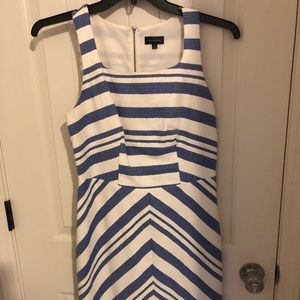 Blue and while striped dress!